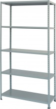 PROMETAL SCAFFAL. 90X40 G Scaffale Metallo Scaffalatura 5 ripiani cm. 90x40x200 h Grigio