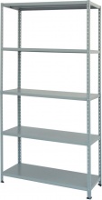 PROMETAL SCAFFAL. INT. 100X40 GR. Scaffale Metallo Scaffalatura 5 ripiani cm. 100x40x200 h Grigio