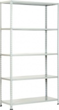 PROMETAL TS220Z09121X Scaffale Lamiera 5 Ripiani 90x40x200h cm Grigio