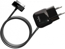 PURO MTCAPPLEBLK Mini Caricabatteria viaggio iPhone 4 Nero