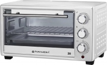 PYRAMIDEA FO2008W Forno Elettrico con Grill 20 Litri 1280 Watt con Timer Bianco
