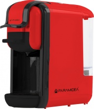 PYRAMIDEA ICP310R Macchina Caff� 3 in 1 Nespresso Dolcegusto Cialde 0,6L Rosso