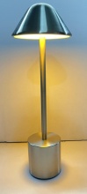 PYRAMIDEA LRP12S lampada da tavolo a LED Stile Design colore Argento
