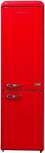 PYRAMIDEA MAMBO309R Frigorifero Combinato 300 Litri Classe E Statico Rosso  Mambo