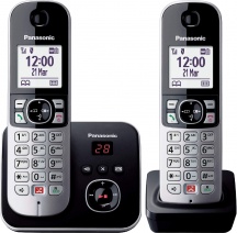 Panasonic KX-TG6862JTB Telefono Cordless Segreteria Vivavoce Cordless Aggiuntivo