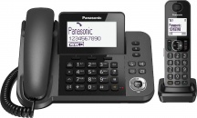 Panasonic KX-TGF310EXM Telefono fisso DECT GAP vivavoce + Telefono Cordless