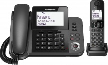 Panasonic KX-TGF320EXM Telefono fisso DECT Segreteria Telefonica Vivavoce + Cordless