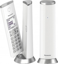 Panasonic KX-TGK212JTW Telefono Cordless DECT Blocco Chiamate ECO Bianco KX-TGK212