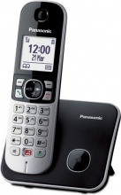 Panasonic KX-TG6851JTB Telefono Cordless senza Fili con Vivavoce Nero