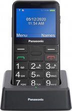 Panasonic KX-TU155EXBN Telefono Cellulare Anziani Tasti Grandi SOS con Base Nero