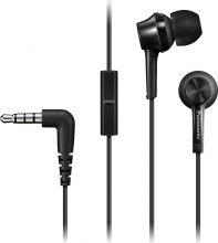 Panasonic RP-TCM115E-K Auricolari Cuffie con Microfono Tasto di risposta Nero
