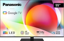 Panasonic TN-55W70AEZ Smart TV 55" 4K Ultra HD LCD Google TV Classe E Wi-Fi Nero