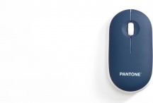 Pantone PT-MS001N1 Mouse Wireless con Silent Click DPI Regolabile Blu Celly