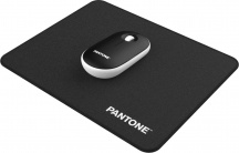 Pantone PT-MP002B Mouse Ottico da Ufficio RF Wireless 1000 DPI con Mousepad