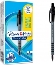 Papermate S0190393 Confezione 12 Penna Sfera Flexgripultra Ne