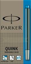 Parker 1950383 Ricaricatore di Penna Blu 5 pezzi