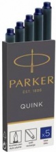 Parker 1950384 Ricaricatore di Penna Blu 5 pezzi
