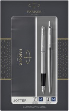 Parker 2093258 Set di penne Nero Argento 2 pz