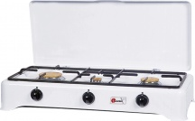 Parker FO24BGP Fornello a Gas GPL 3 Fuochi 72x33,5x14,5 cm Bianco
