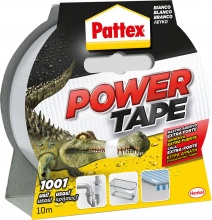 Pattex 1669038 Nastro Telato Pattex mm 50xmt. 10 Colore Bianco