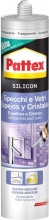 Pattex 1967562 Silicone neutro Trasparente Sigillante Vetri e Specchi 280 ml