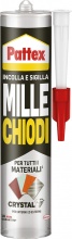 Pattex 2499483 Adesivo Millechiodi Crystal gr 290