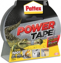 Pattex 5194h5240 Nastro Alta Resistenza Power Tape grigio mm 50 Ml 25