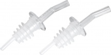 Pedrini 344 Set 2 beccucci mescitori policarbonato trasparente mod.