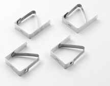 Pedrini 3 Molla fermatovaglia Acciaio Inox 4 pz