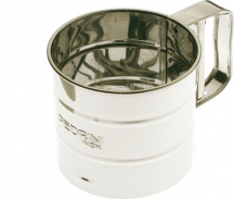 Pedrini PD03GD210 Spargifarina Setaccio Rete con Maniglia in Acciaio Inox