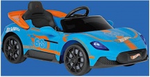 Peg Perego IGOR0123 Macchina Elettrica Bambini 18+ Mesi Hot Wheels 12V Azzurro