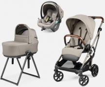 Peg Perego TRIO VIVACE ASTRAL + SLK + BORSA Vivace Flex Passeggino Trio 0-22 Kg Carrozzina Seggiolino Auto Astral