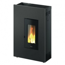 Pegaso 7025146 Stufa a Pellet Ventilata Slim 5,1 kW 12 Kg 146 m3 Antracite MADISON 5 T2