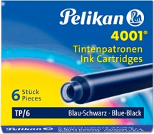 Pelikan 301184 Tp6 ricaricatore di Penna Blu 6 pezzi