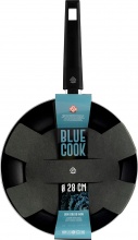 Pengo 9189928 Wok Padella Antiaderente Induzione in Alluminio 28 cm Bluecook