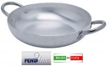 Pentalux 14937 Tegame Alto in Alluminio 2 Manici cm 36 White Line