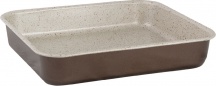 Pentalux 62441 Teglia Forno per Pizza Antiaderente in Alluminio 40 x 40 cm Rustic Line