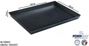 Pentalux 70023 Teglia Forno Rettangolare in Ferro Blu Svasata 40 x 30 cm