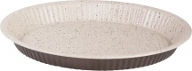 Pentalux 7938752 Stampo Dolci Crostata Antiaderente Tonda in Alluminio 28 cm Rustic Line