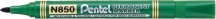 Pentel N850-DE N850 marcatore permanente Verde 12 pz