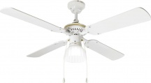 Perenz 7064 B Ventilatore Soffitto Luce 4 Pale Lampadario � 105 cm