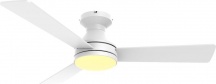 Perenz 7147 B IR Ventilatore da Soffitto con Luce e Telecomando 3 Pale Bianco