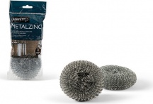 Perfetto 0280C Spugna Rotondo Metallo Zincato Metallico 2 Pz