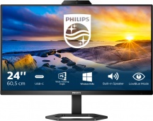 Philips 24E1N5300HE00 Monitor PC 23.8" Full HD LED Webcam e Mic Nero