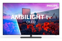 Philips 55OLED81112 Smart TV 55" 4K UHD OLED Google TV Ambilight Classe G Grigio 55OLED811