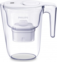 Philips AWP2933WHT324 Caraffa Filtrante 2,6 Litri Micro X-Clean 3 Filtri