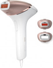 Philips BRI945 00 Epilatore Elettrico Luce Pulsata Filtro UV Bianco e Rosa