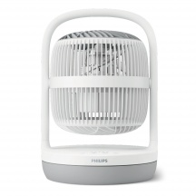 Philips CX205000 Ventilatore da Tavolo a Pale 22 cm 3 Velocit� con Timer Bianco