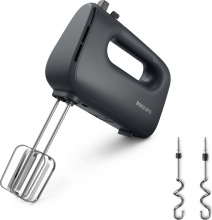 Philips HR373900 Sbattitore Elettrico Mixer 400W con Turbo Nero serie 5000