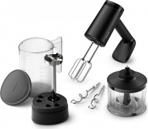 Philips HR378120 Sbattitore Elettrico Mixer 500W 5 Velocit� Funzione Turbo Nero